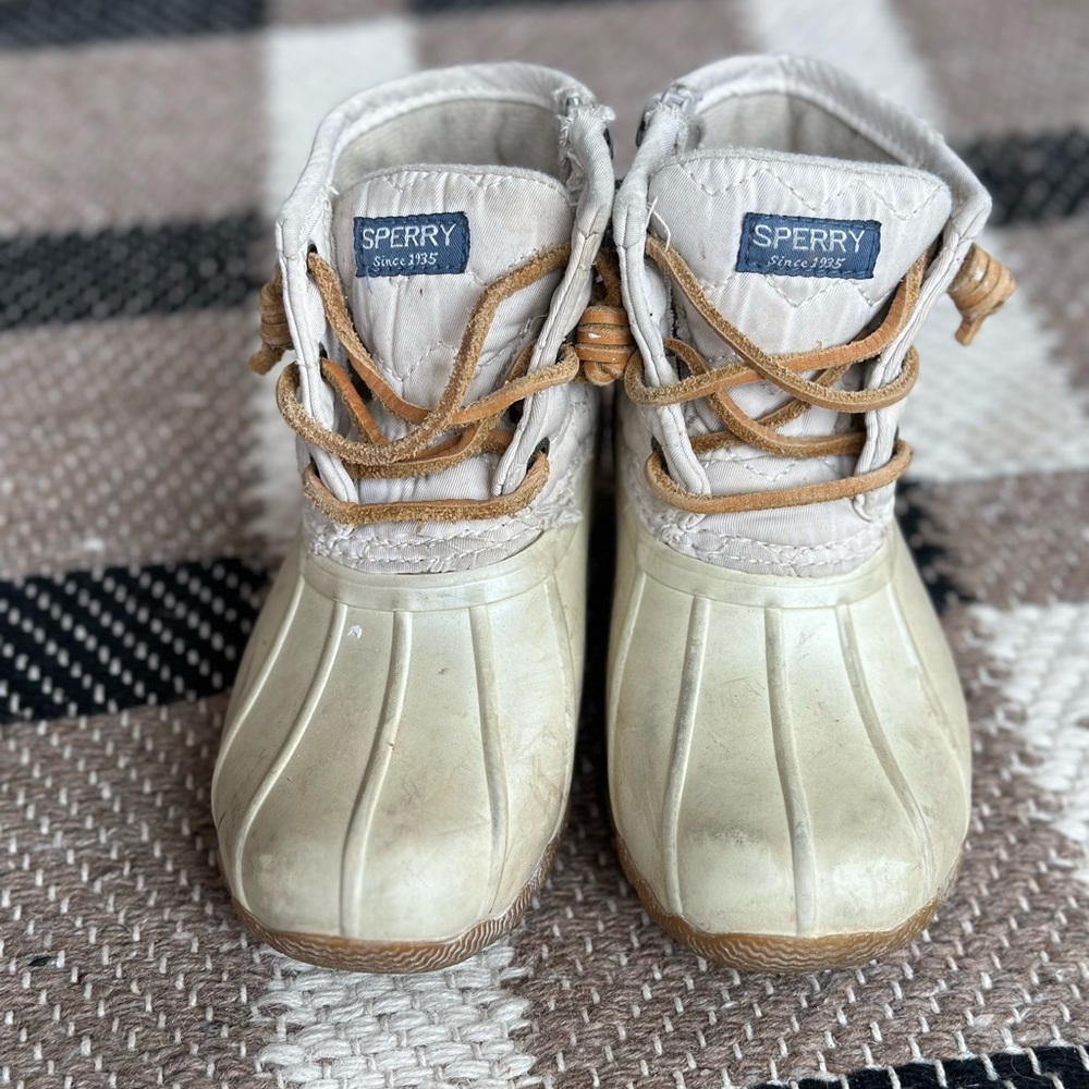 Sperry rain boots, toddler 10m